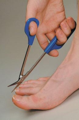 6.75 NEW Easy Grip Toenail Scissor Long Reach Toe Nail Clipper